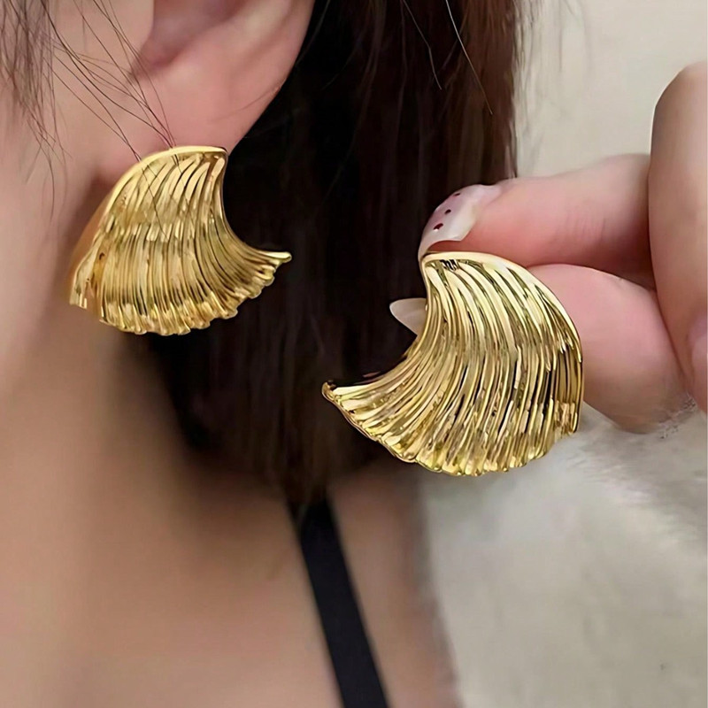 Women'S Accessories Zara - Pendientes 2024 tendencia zara Retro çizgili