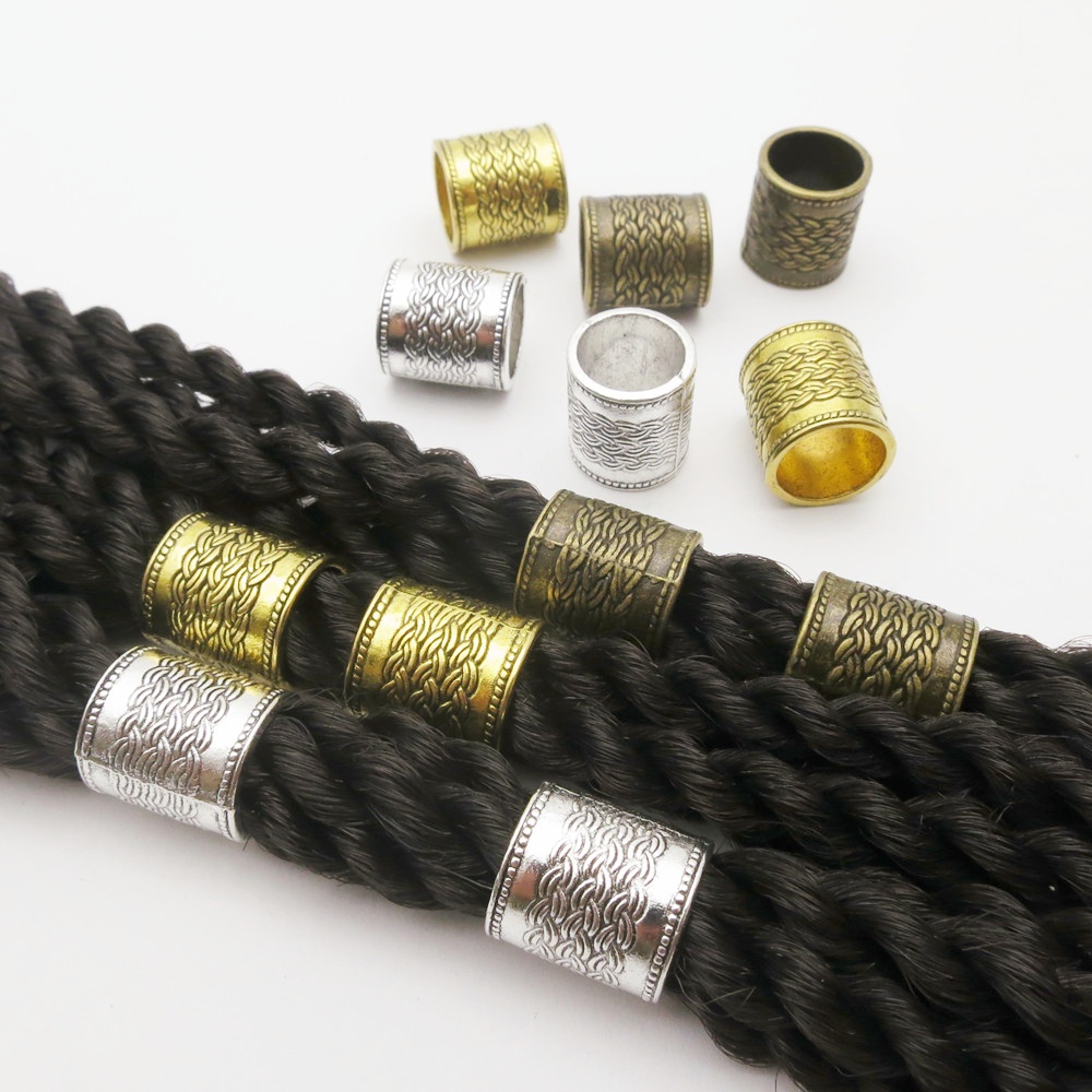 Women'S Viking Accessories - 10 adet/paket Büyük Büyük Delik Alaşım