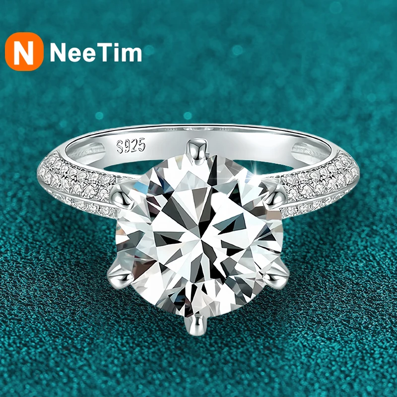 Wrap Ring Gold - NeeTim 5 Karat Mozanit Alyans Kadınlar