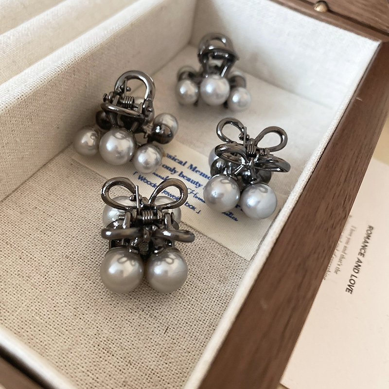 Hair Claw Clip Set - Fransız ışık lüks yeni Mini taklit