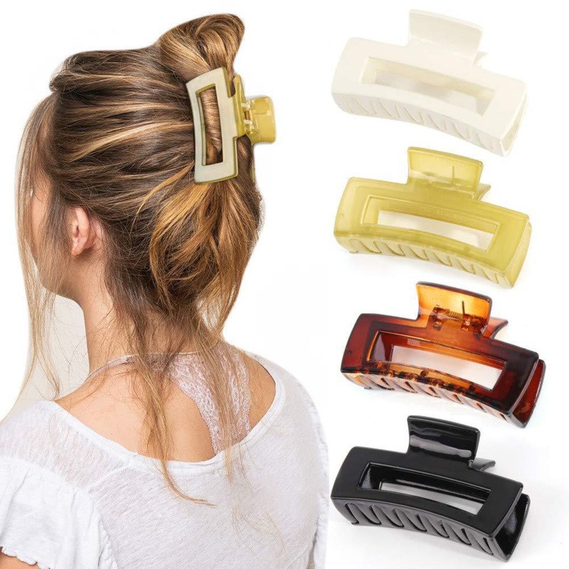Hair Claw Clip Set - Kore kadın kızlar akrilik saç pençeleri