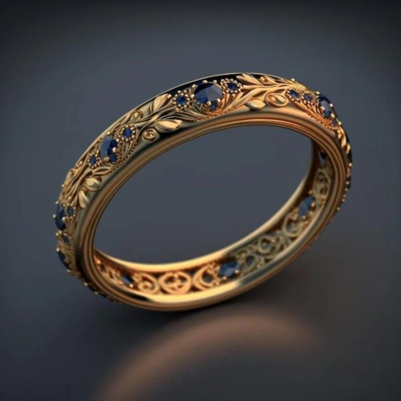 Wrap Ring Gold - Yeni Gelen Bakır Altın Kaplama Kraliyet