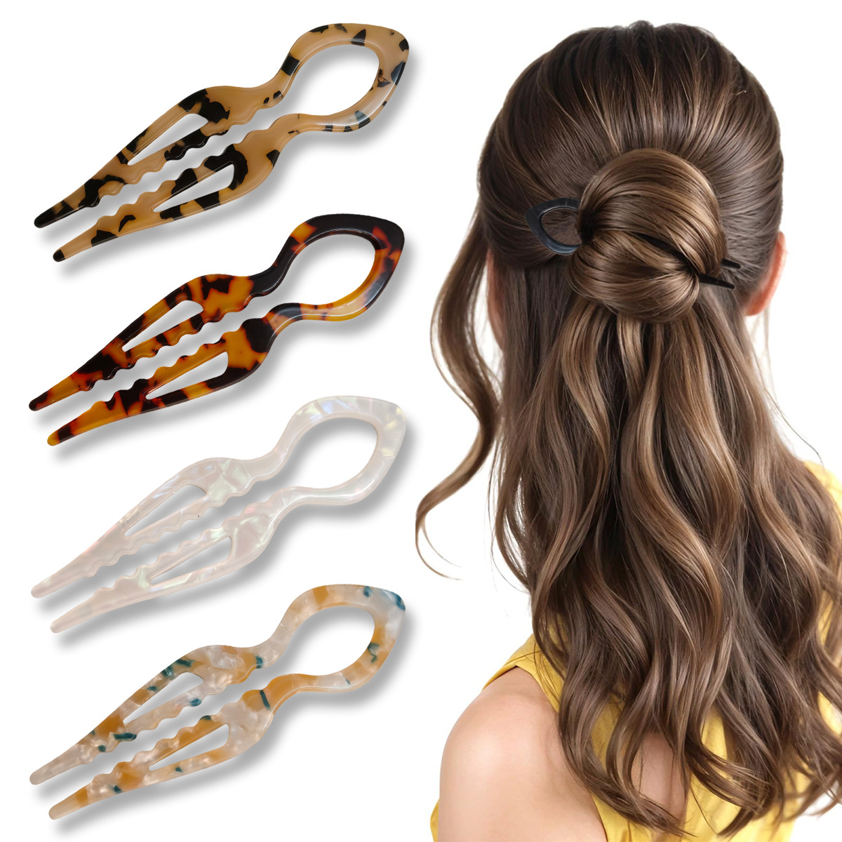 U Şeklinde Saç Tokaları Kaplum - Women Accessories Aesthetic incelemesi ve fiyatı