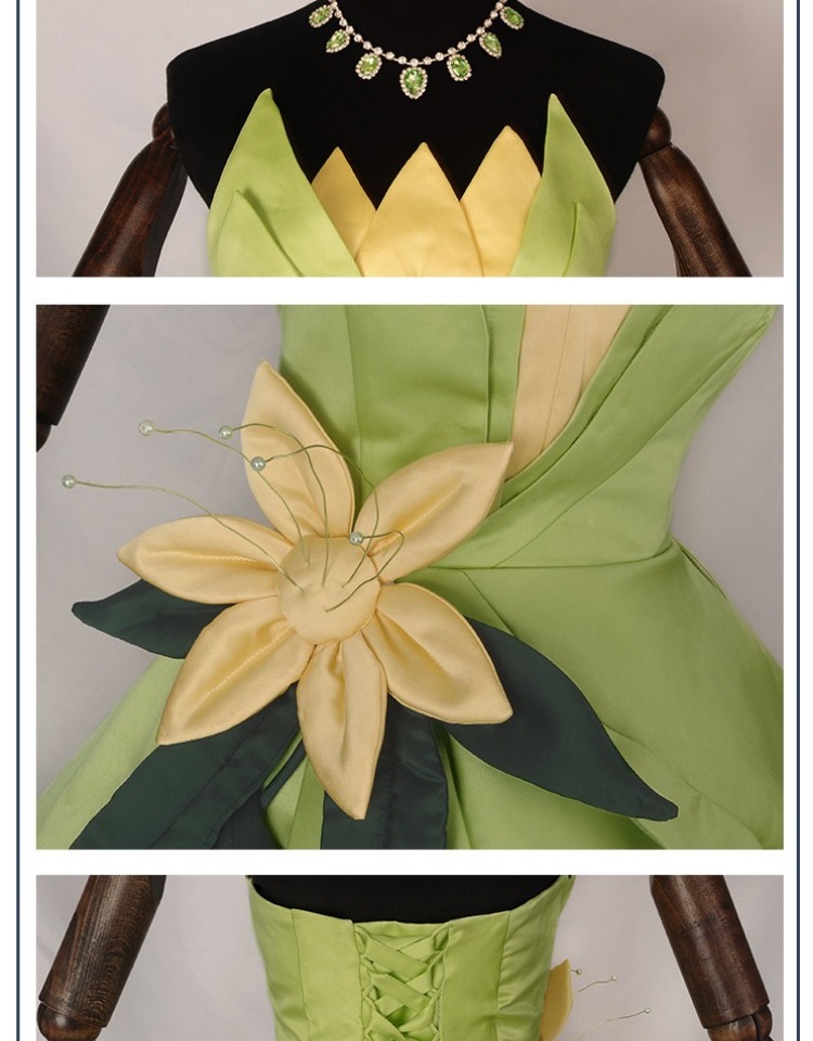 Prenses Tiana Elbise Cosplay K - Women Accessories Aesthetic incelemesi ve fiyatı
