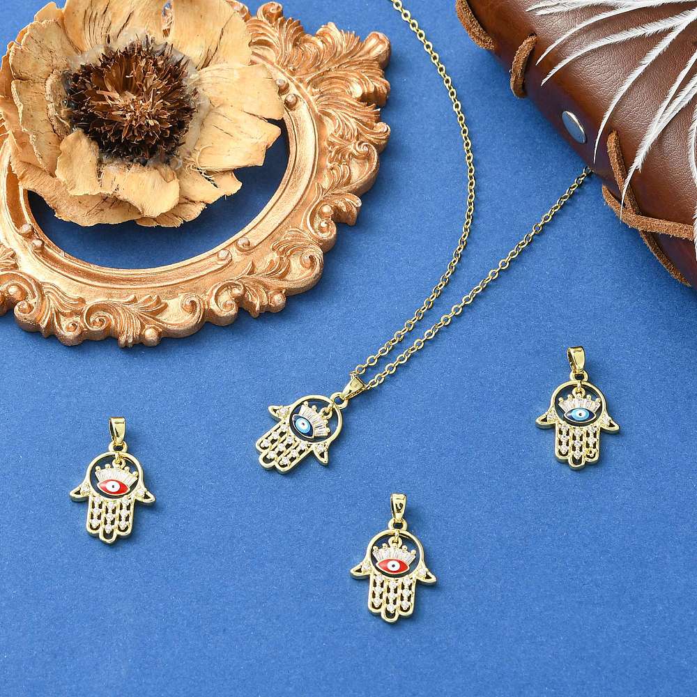 4 adet Alaşım Altın Hamsa El Ş - Evil Eye Bracelet incelemesi ve fiyatı