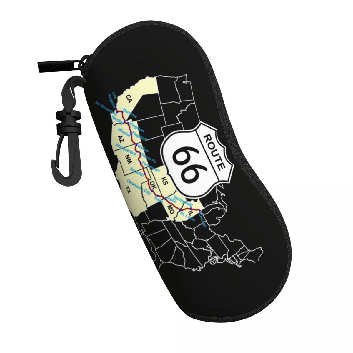 Özel Route 66 Harita Kabuk Göz - Women Accessories Usa incelemesi ve fiyatı