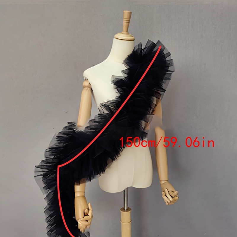 Siyah kabarık gazlı şal gelin  - Women Accessories Photos incelemesi ve fiyatı