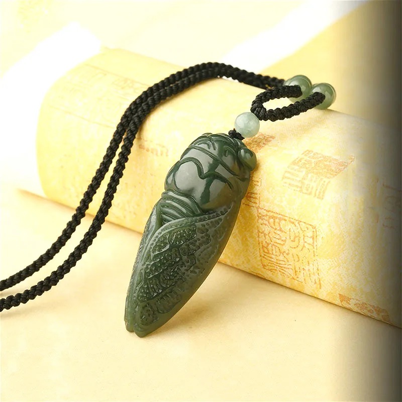 Doğal Hetian yeşim Cicada koly - Women Accessories For Hand incelemesi ve fiyatı