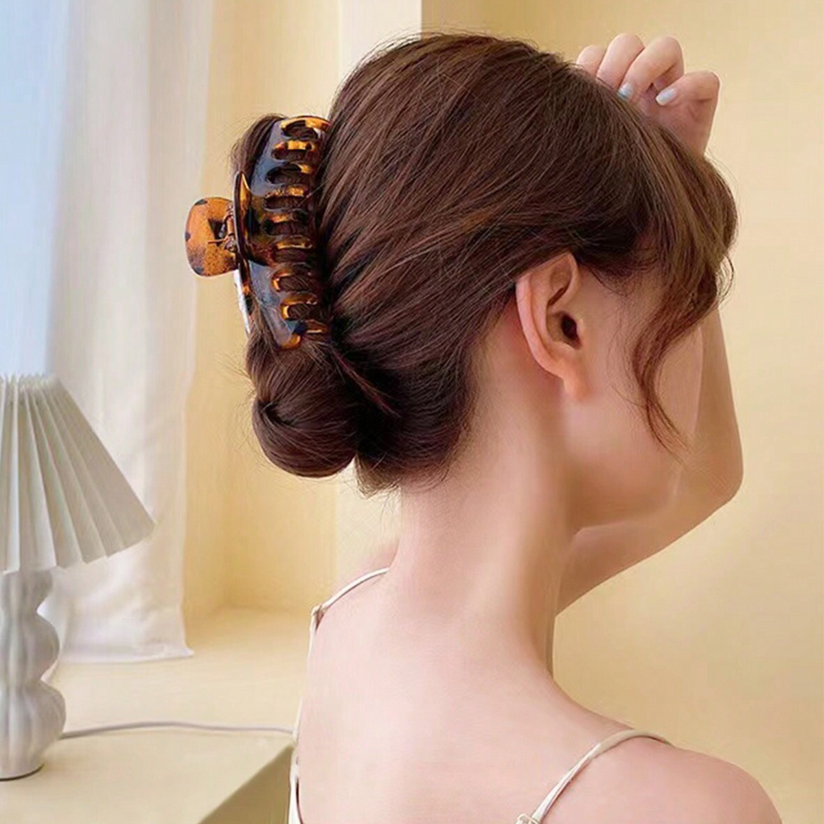 4 adet kadın çok renkli reçine - Hair Claw Clip Set incelemesi ve fiyatı