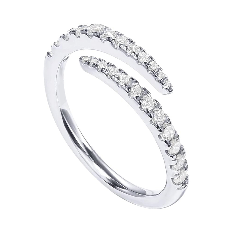 OXTAO Moissanite Açık Bükümlü  - Wrap Ring Gold incelemesi ve fiyatı