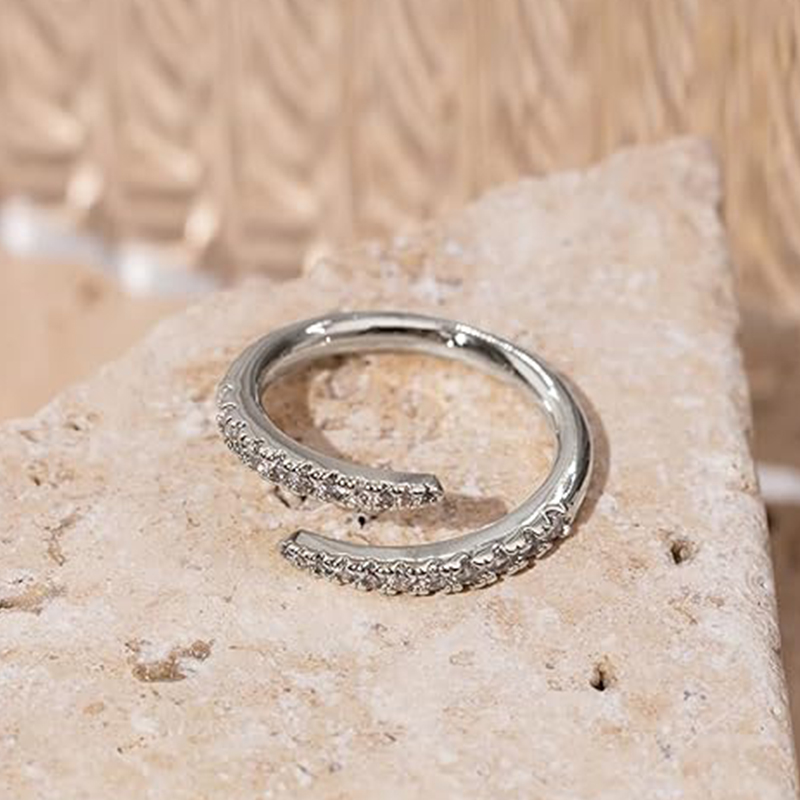OXTAO Moissanite Açık Bükümlü  - Wrap Ring Gold incelemesi ve fiyatı