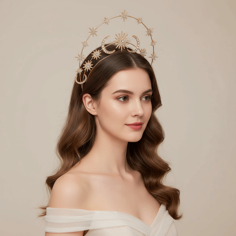 Altın Gümüş Kristal Yıldız Saç - Wrap Ring Gold incelemesi ve fiyatı