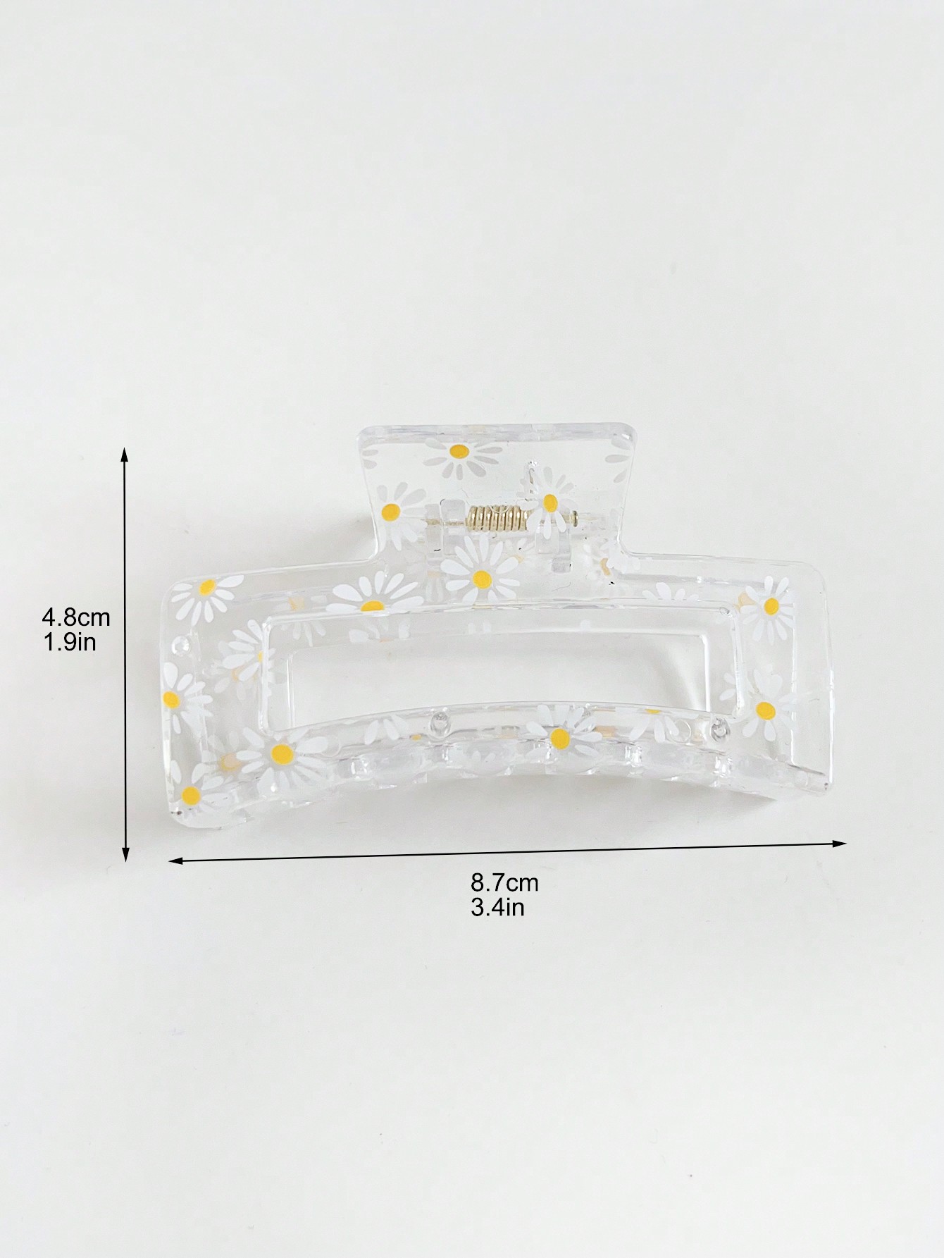 2/6 Adet Şeffaf Çiçek Desenli  - Hair Claw Clip Set incelemesi ve fiyatı