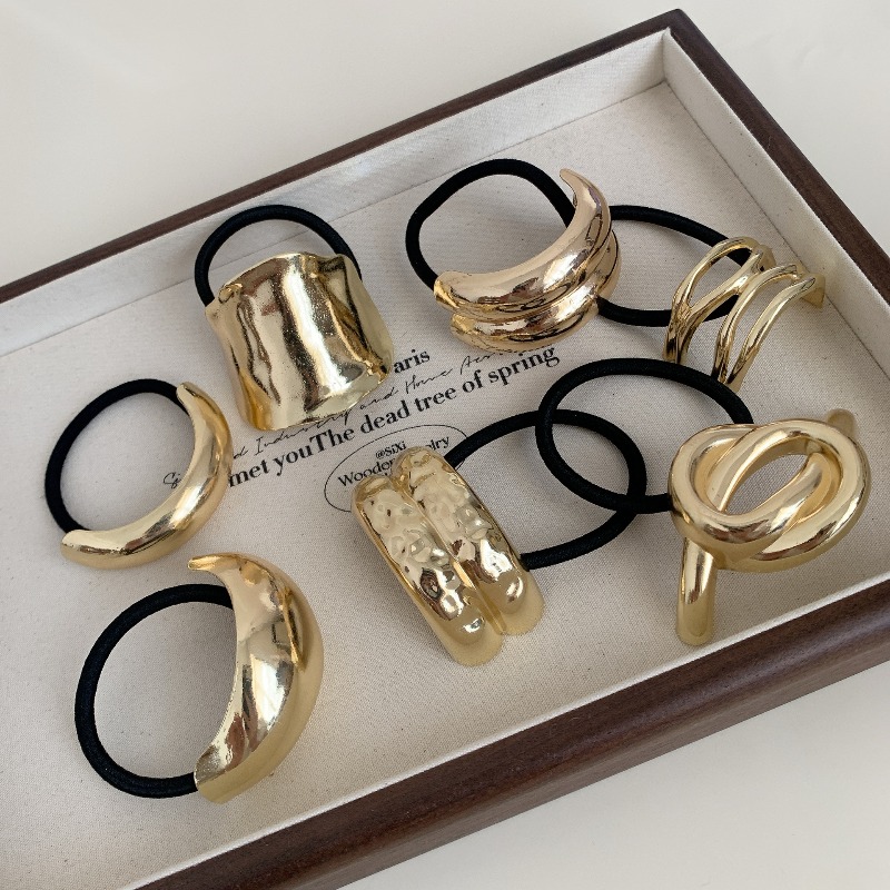 Metalik Geometrik Saç Bağları  - Wrap Ring Gold incelemesi ve fiyatı
