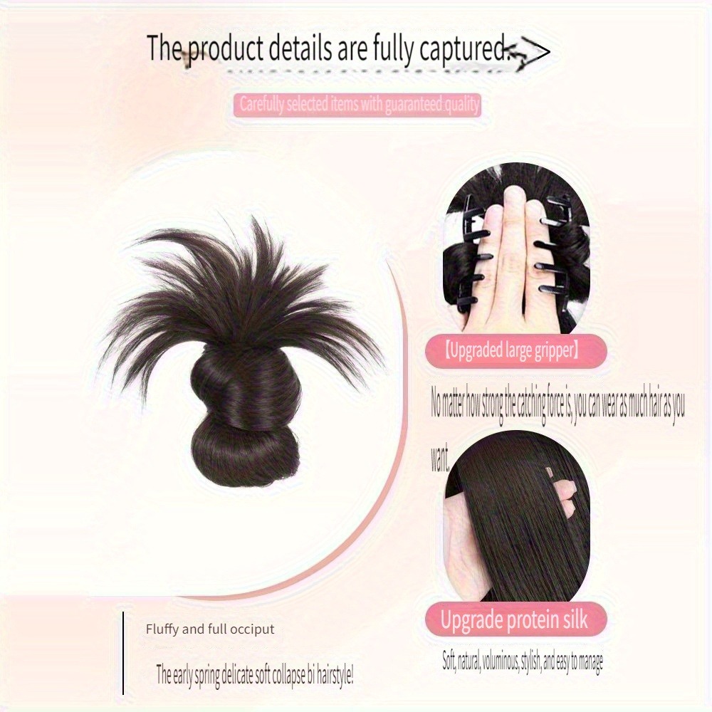 Düşük sentetik topuz at kuyruğ - Hair Claw Clip Set incelemesi ve fiyatı