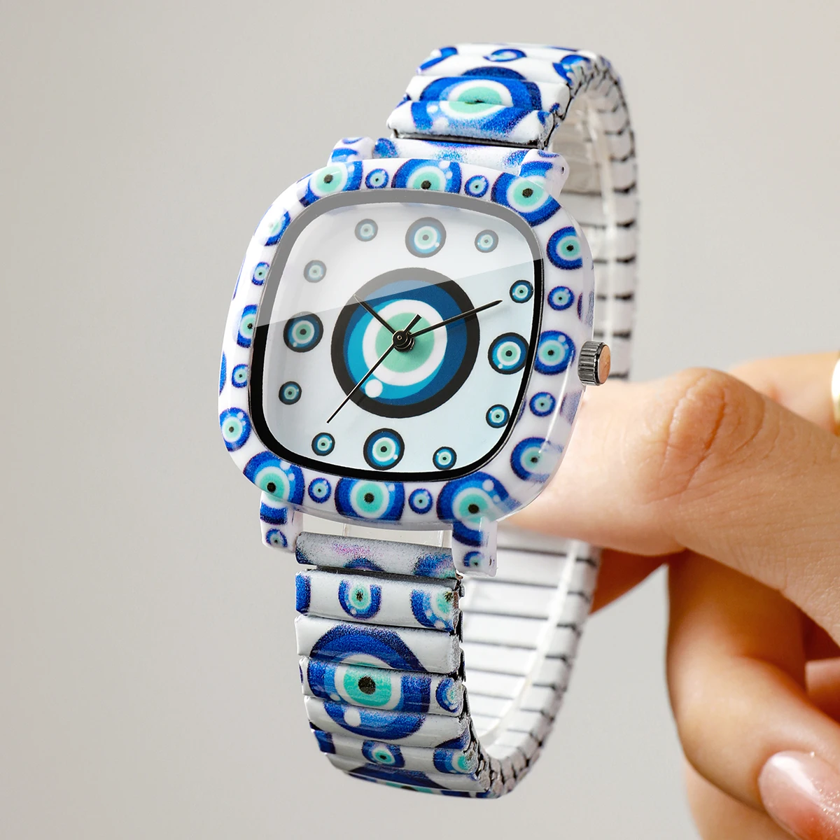 Moda Mavi Nazar Kadın Saatler  - Evil Eye Bracelet incelemesi ve fiyatı