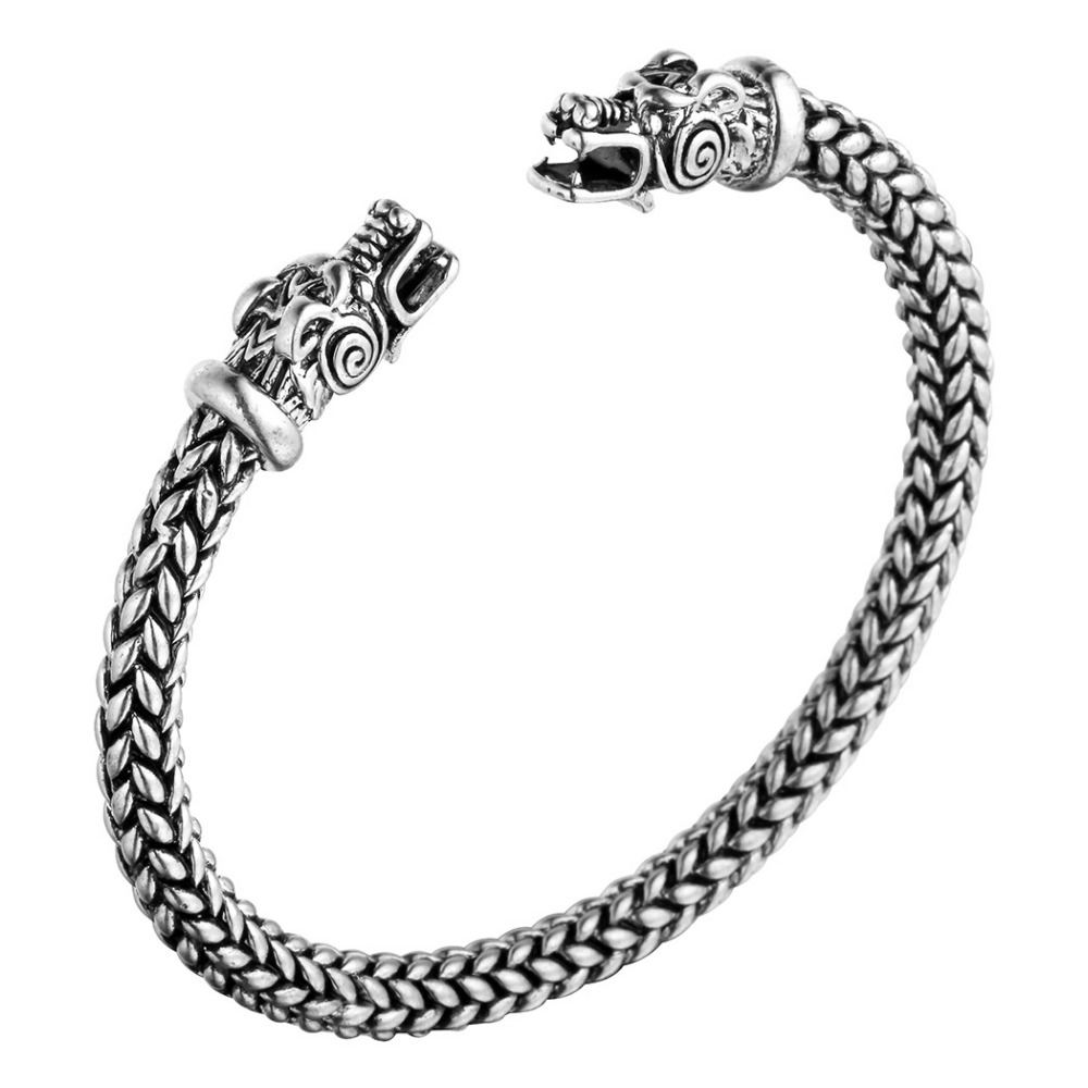 Retro manşet kurt Raven ejderh - Women'S Viking Accessories incelemesi ve fiyatı