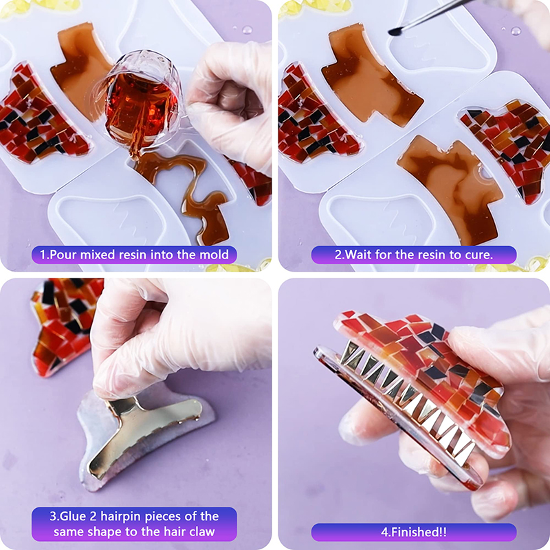 Saç pençe klipsleri silikon re - Hair Claw Clip Set incelemesi ve fiyatı