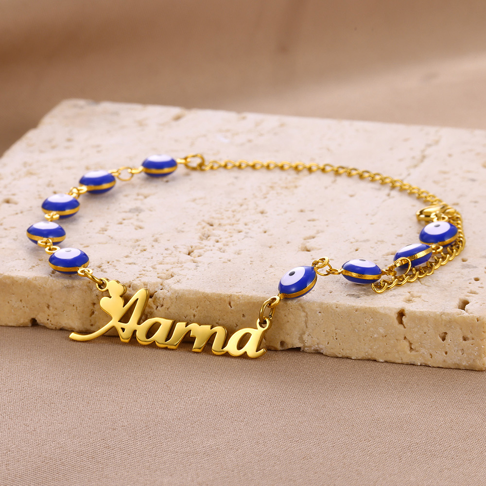 Özel Ad Mavi Nazar Bilezikler  - Evil Eye Bracelet incelemesi ve fiyatı