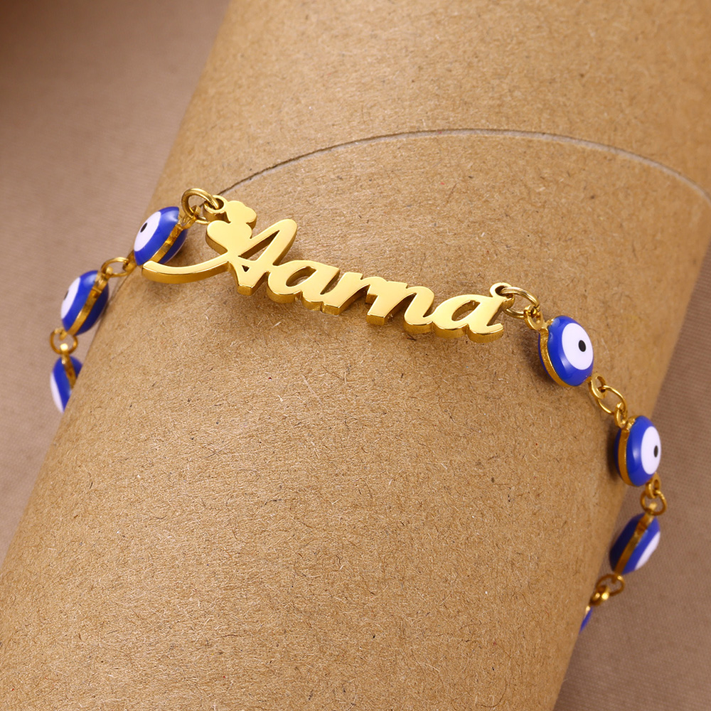 Özel Ad Mavi Nazar Bilezikler  - Evil Eye Bracelet incelemesi ve fiyatı