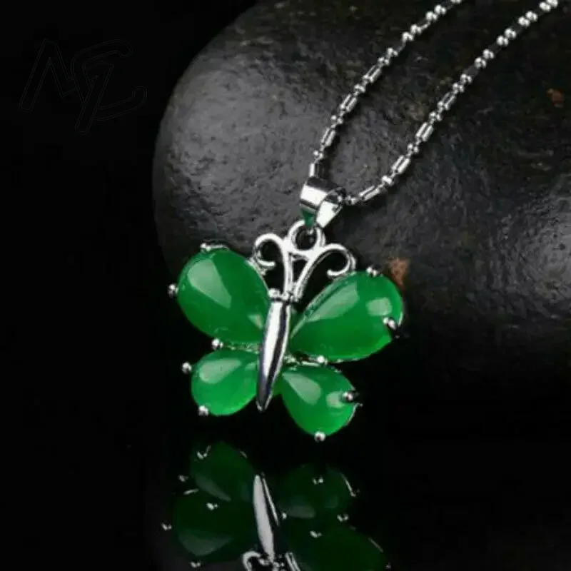 S925 Gümüş Yeşil Yeşim Kelebek - Women Accessories For Hand incelemesi ve fiyatı