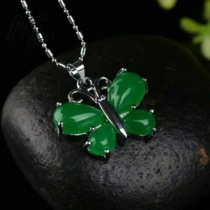 S925 Gümüş Yeşil Yeşim Kelebek - Women Accessories For Hand incelemesi ve fiyatı