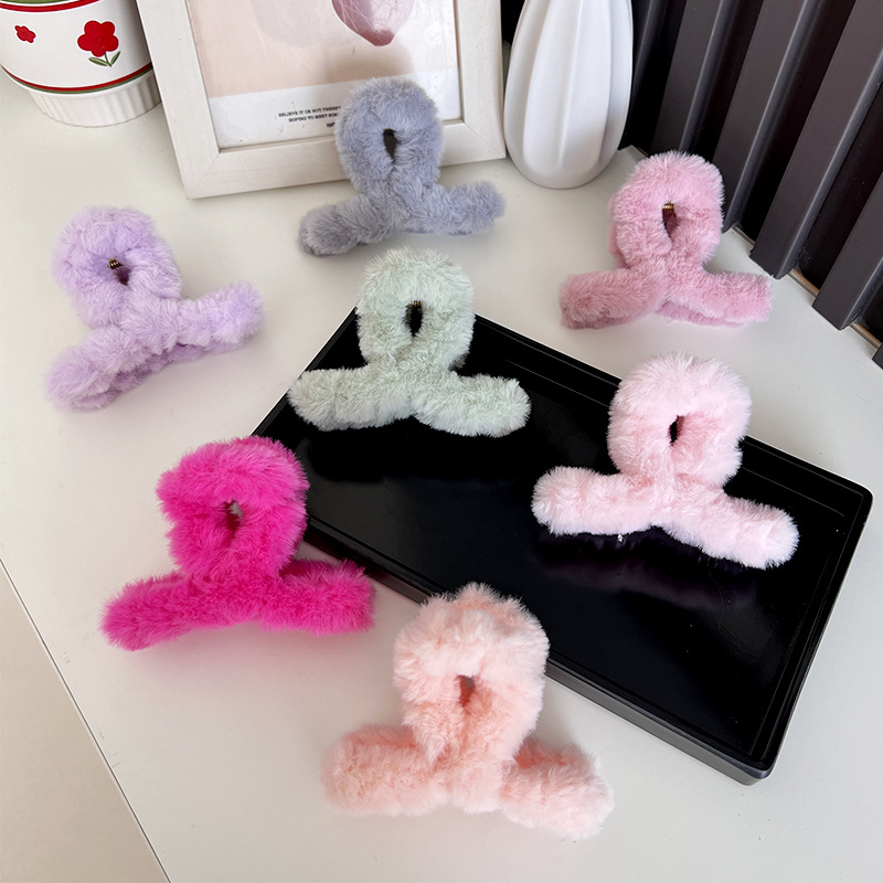Peluş kadın saç pençe kış takl - Hair Claw Clip Set incelemesi ve fiyatı