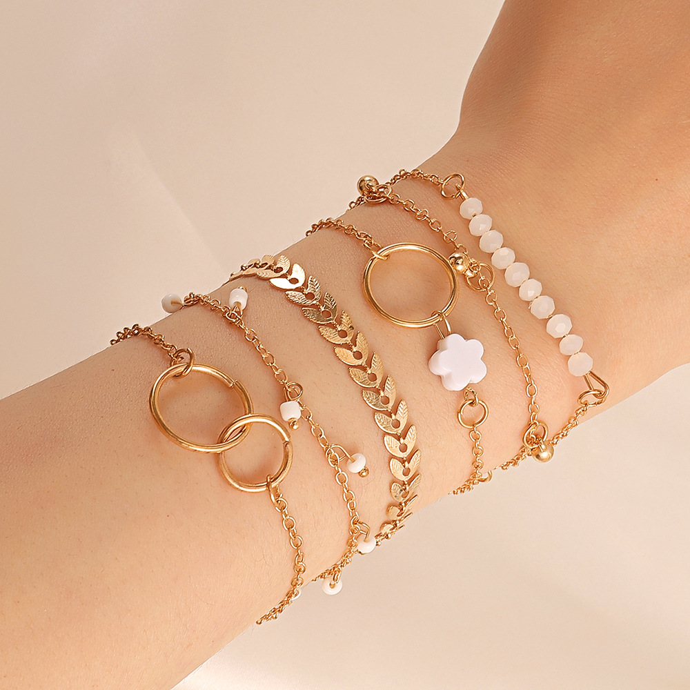 6 parça Set altın renk kadınla - Resin Bangle Bracelet incelemesi ve fiyatı