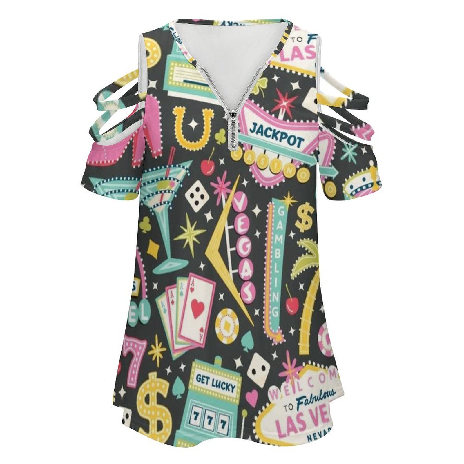 Viva Las Vegas kadın T-Shirt Y - Women Accessories Vector incelemesi ve fiyatı