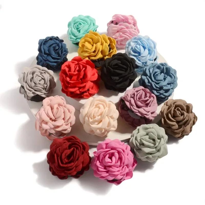 Fransız kumaş gül çiçek saç pe - Hair Claw Clip Set incelemesi ve fiyatı