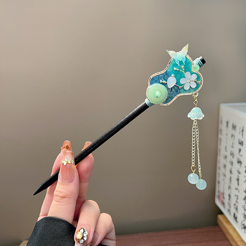 Klasik Püskül Saç Tokası Siyah - Women Accessories Aesthetic incelemesi ve fiyatı