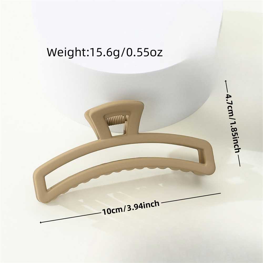 Sıcak Mat Katı Çıplak Renk Saç - Hair Claw Clip Set incelemesi ve fiyatı