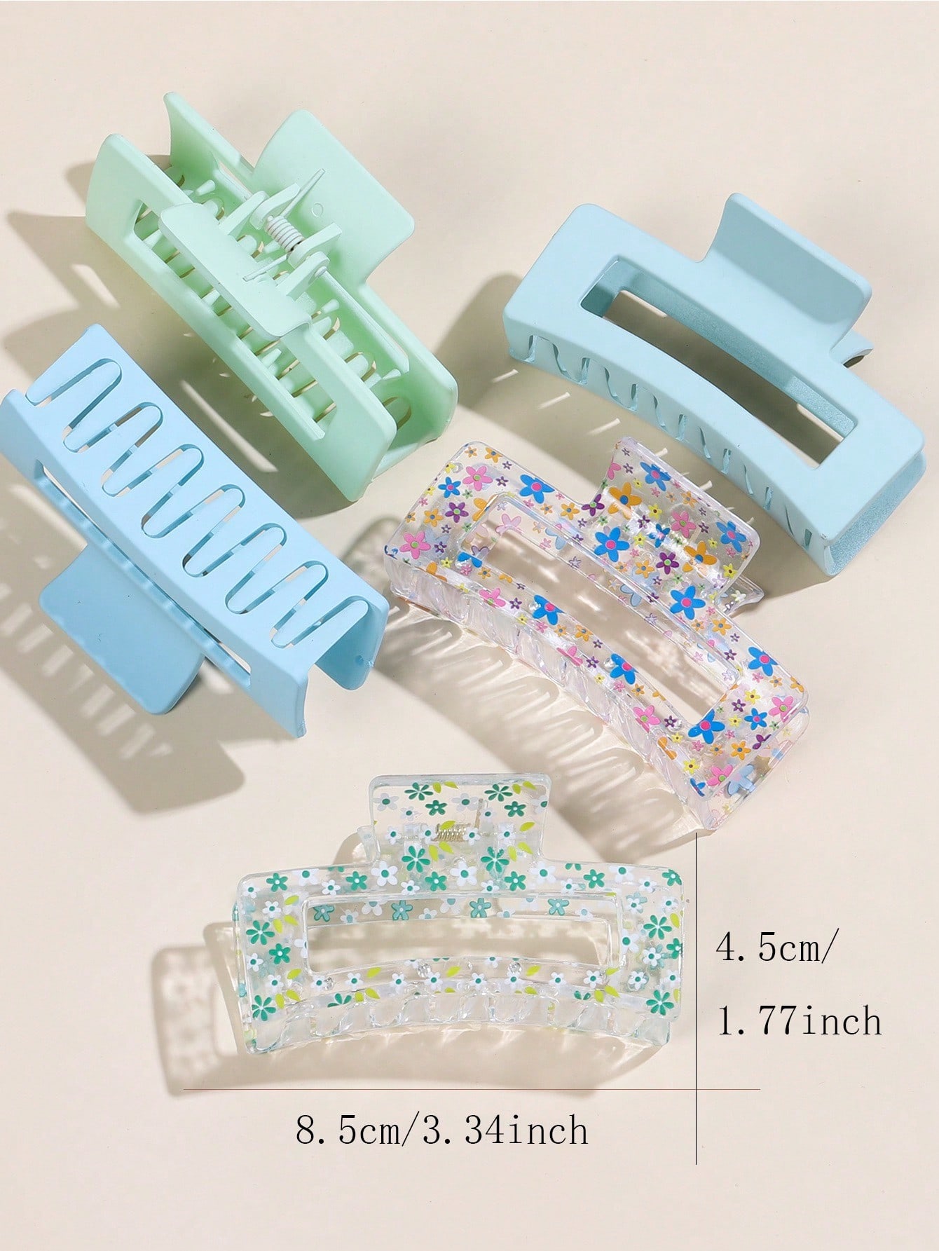5 adet dopamin rengi kalp bask - Hair Claw Clip Set incelemesi ve fiyatı