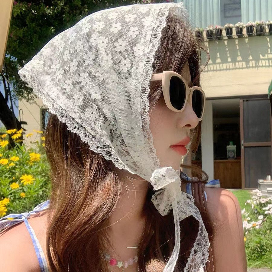 1 adet üçgen dantel eşarp beya - Women Accessories Photos incelemesi ve fiyatı