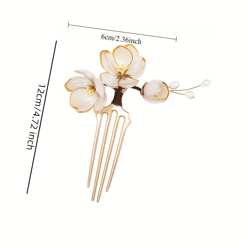 Çin tarzı kabuk manolya çiçek  - Women Accessories Aesthetic incelemesi ve fiyatı